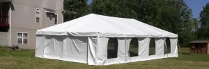 Our tent with sidewalls