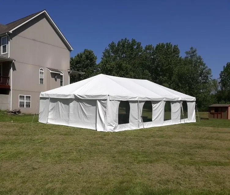 Our tent with sidewalls